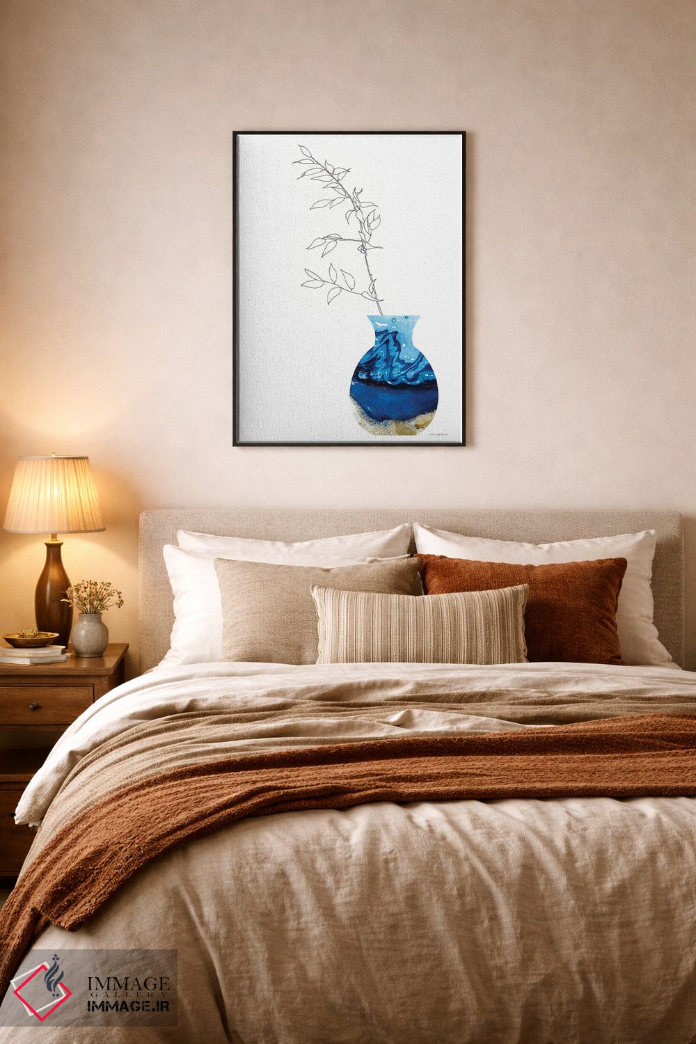 تابلو مینیمال پروژه سرامیکی دخترم اثر کندون کریشنز - D6B