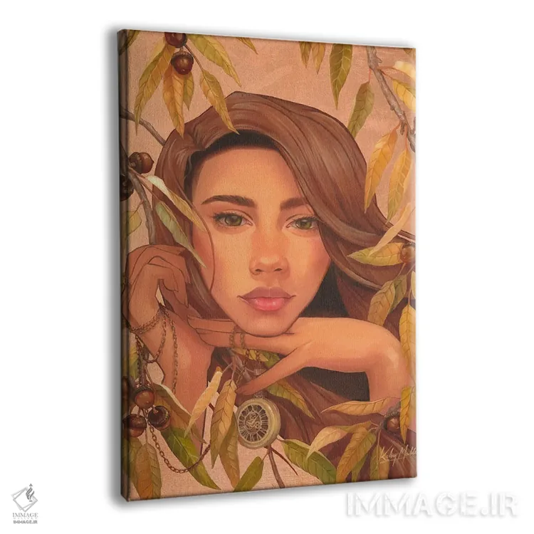 تابلو دکوراتیو آرامش اثر کلسی مرکل - نمای پرسپکتیو محصول