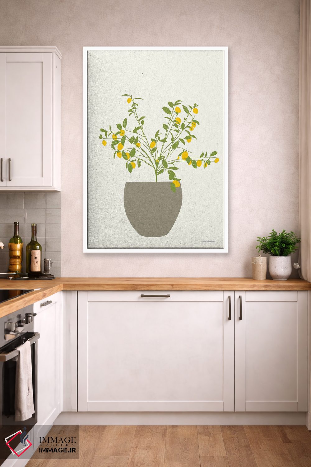 تابلو مینیمال درخت لیمو اثر کندون کریشنز - D2W