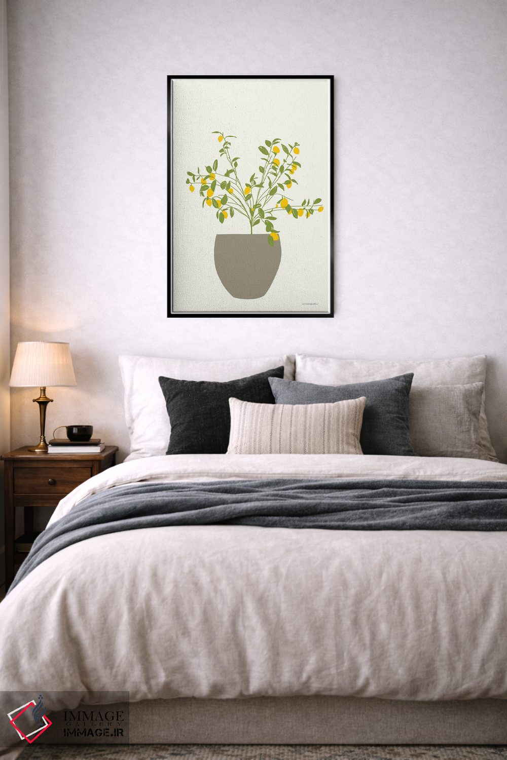 تابلو مینیمال درخت لیمو اثر کندون کریشنز - D5B