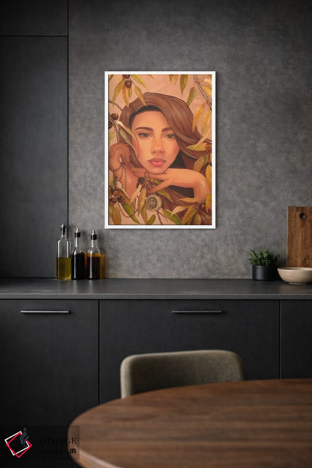 تابلو دکوراتیو آرامش اثر کلسی مرکل - D1W