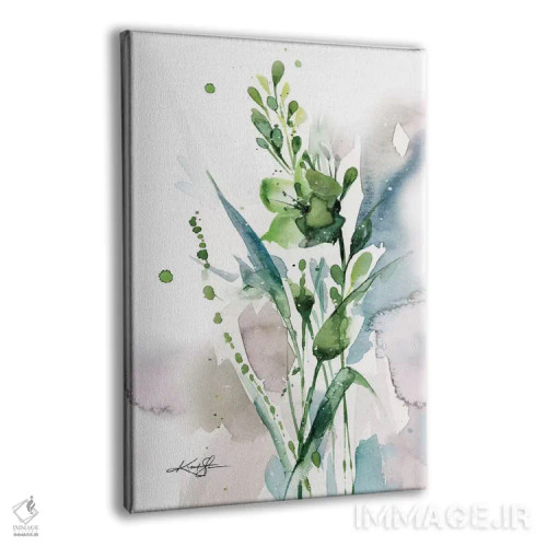 تابلو دکوراتیو خوشی سبز ۱ اثر کتی مورتون استنیون - نمای پرسپکتیو محصول