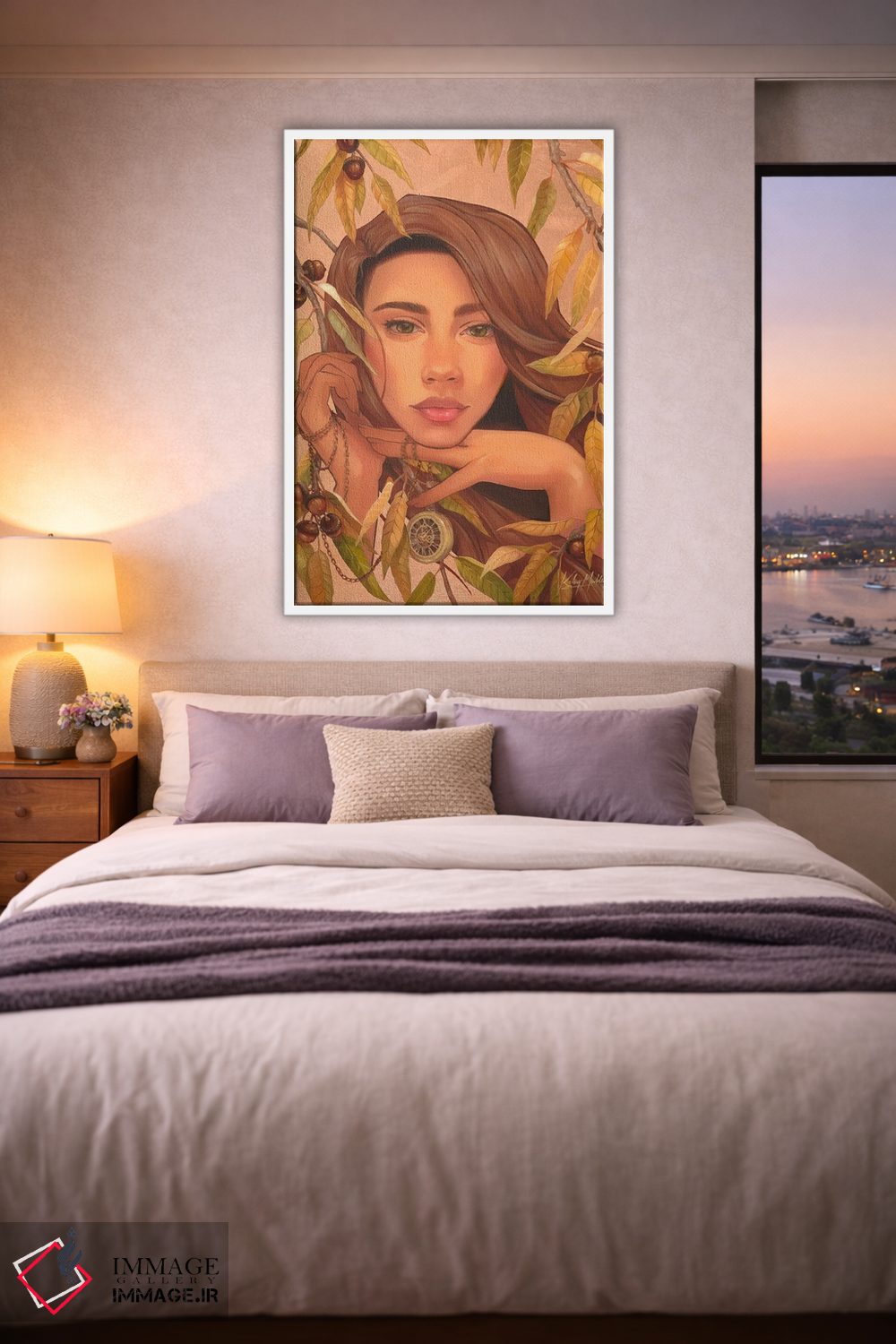 تابلو دکوراتیو آرامش اثر کلسی مرکل - D4W