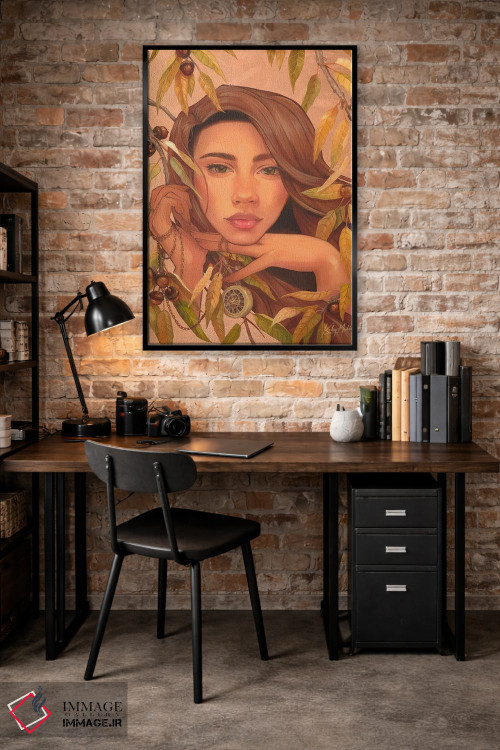 تابلو دکوراتیو آرامش اثر کلسی مرکل - D5B