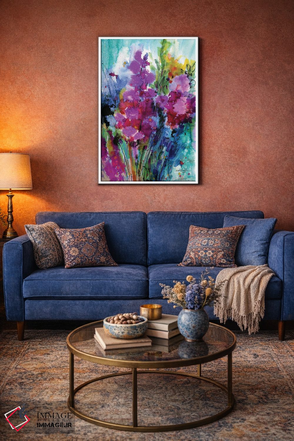 تابلو دکوراتیو رقص در میان شکوفه ها دوم اثر کتی مورتون استنیون - D2W