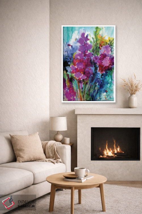 تابلو دکوراتیو رقص در میان شکوفه ها دوم اثر کتی مورتون استنیون - D5W