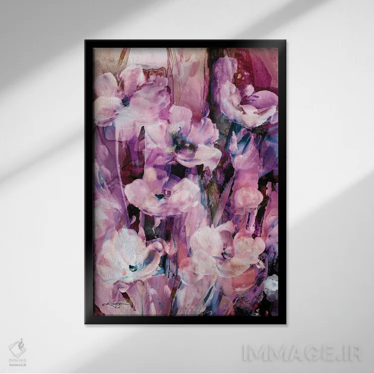 تابلو دکوراتیو زیبایی الهی اثر کتی مورتون استنیون - نمای قابدار مشکی