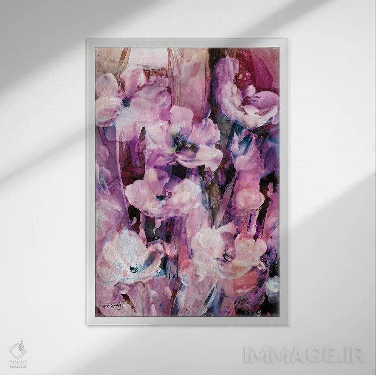 تابلو دکوراتیو زیبایی الهی اثر کتی مورتون استنیون - نمای قابدار سفید