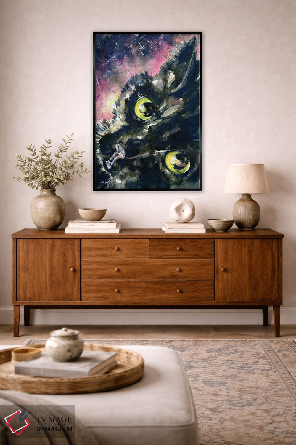 تابلو دکوراتیو یواشکی نگاه کردن اثر کتی مورتون استنیون - D3B