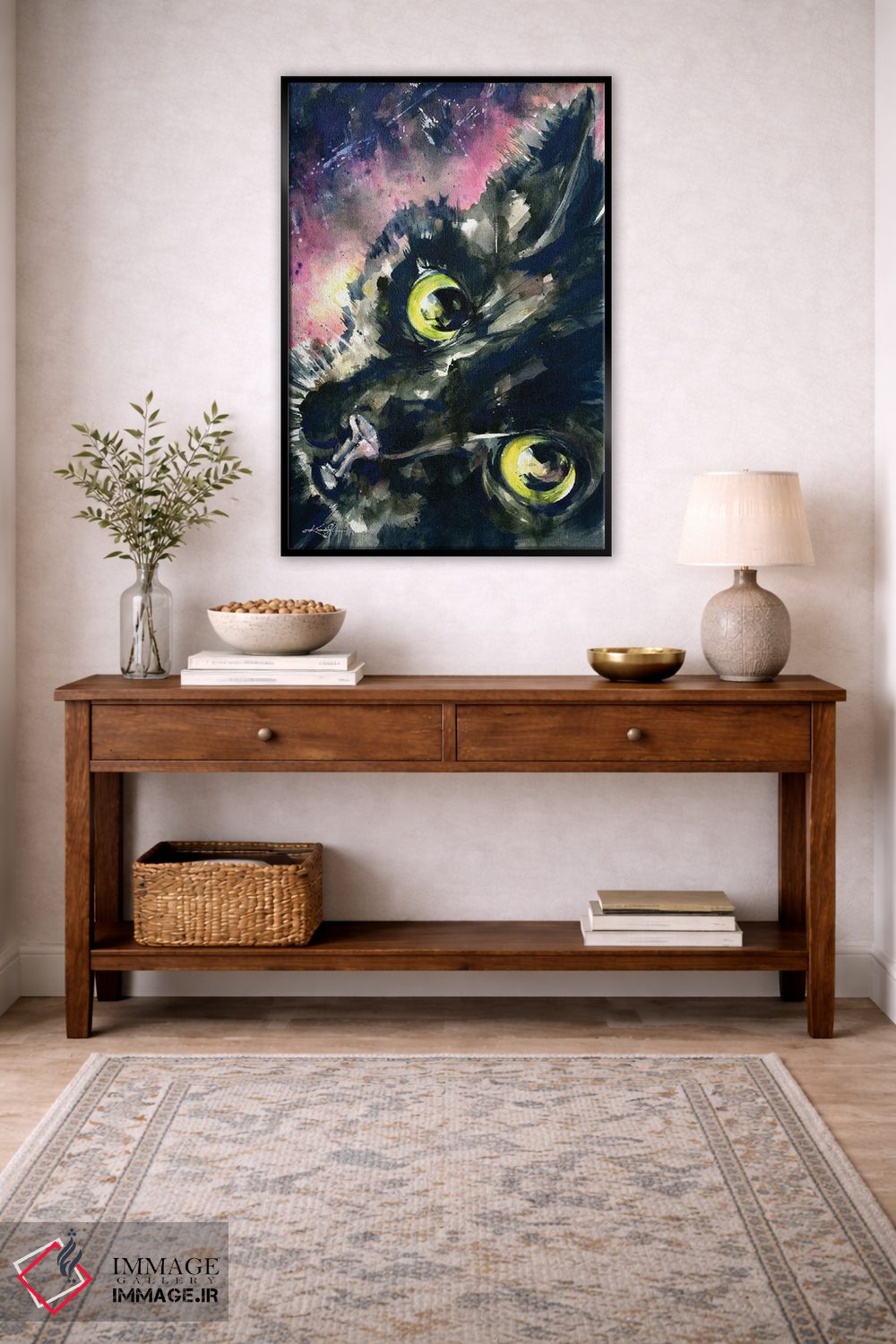 تابلو دکوراتیو یواشکی نگاه کردن اثر کتی مورتون استنیون - D4B