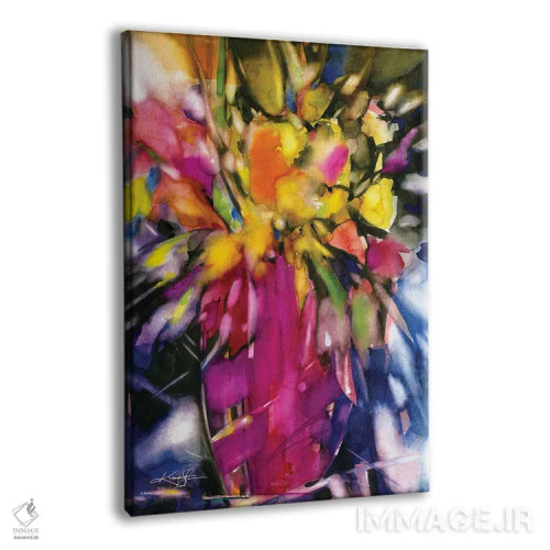 تابلو دکوراتیو شکوفه های لطیف اثر کتی مورتون استنیون - نمای پرسپکتیو محصول