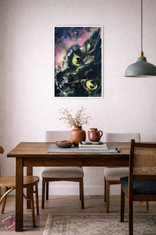 تابلو دکوراتیو یواشکی نگاه کردن اثر کتی مورتون استنیون - D5W