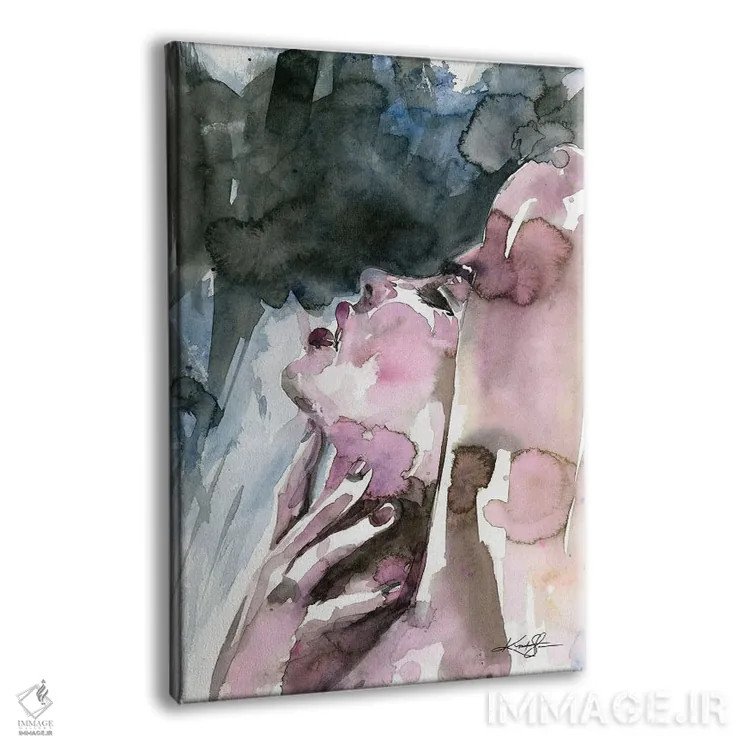 تابلو انتزاعی لحظه ای حسی اثر کتی مورتون استنیون - نمای پرسپکتیو محصول