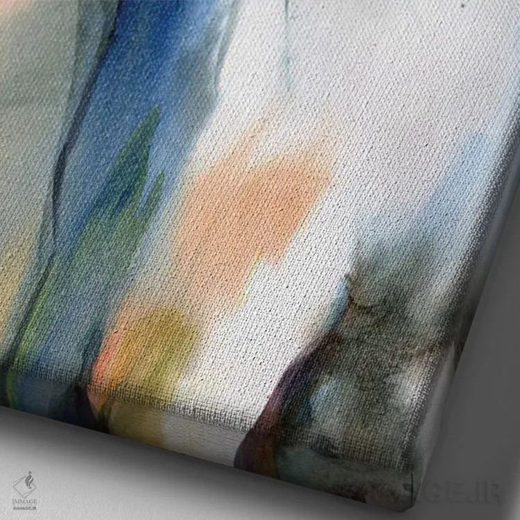 تابلو دکوراتیو روح پاییز اثر کتی مورتون استنیون - نمای نزدیک بافت بوم