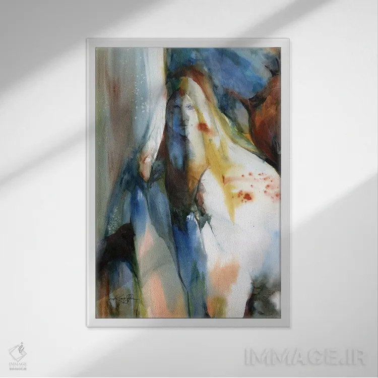 تابلو دکوراتیو روح پاییز اثر کتی مورتون استنیون - نمای قابدار سفید