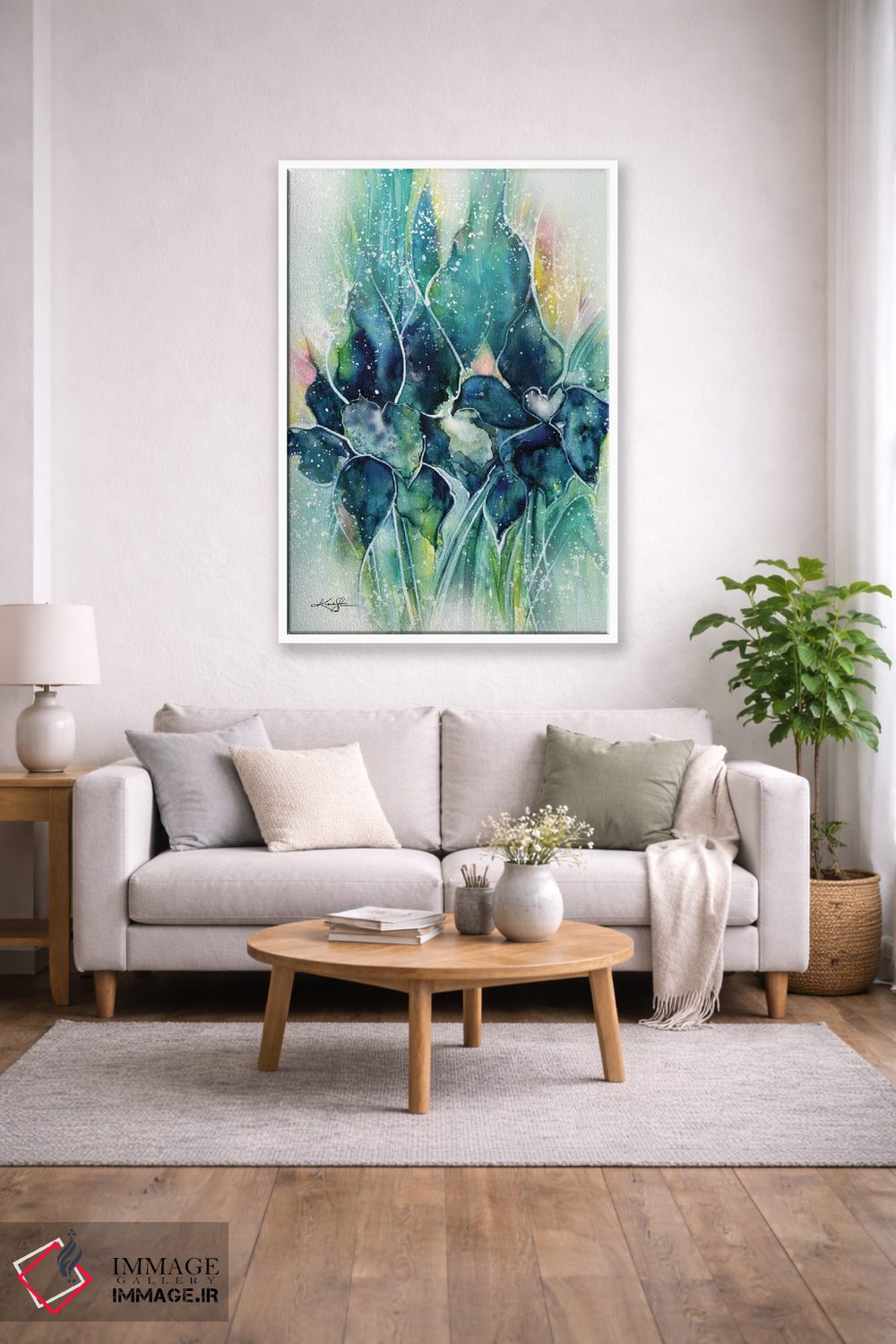 تابلو دکوراتیو افسون سلطنتی اثر کتی مورتون استنیون - D1W