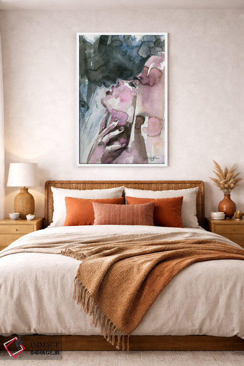 تابلو انتزاعی لحظه ای حسی اثر کتی مورتون استنیون - D3W