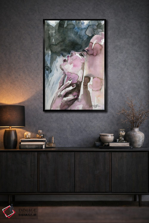 تابلو انتزاعی لحظه ای حسی اثر کتی مورتون استنیون - D2B