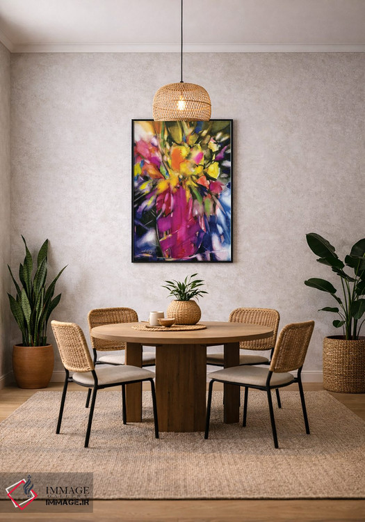 تابلو دکوراتیو شکوفه های لطیف اثر کتی مورتون استنیون - D3B