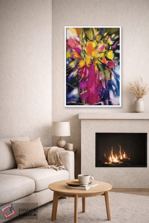 تابلو دکوراتیو شکوفه های لطیف اثر کتی مورتون استنیون - D5W