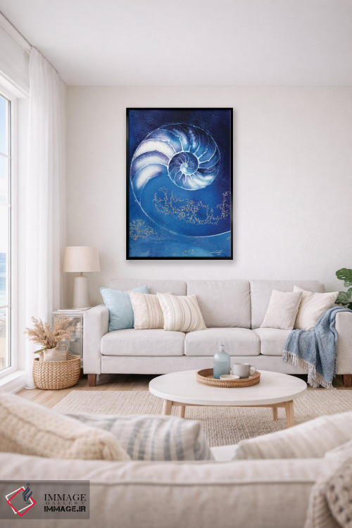 تابلو دکوراتیو صدف ناتیلوس IIIA اثر کتی مورتون استنیون - D1B