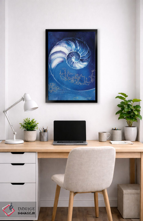 تابلو دکوراتیو صدف ناتیلوس IIIA اثر کتی مورتون استنیون - D5B