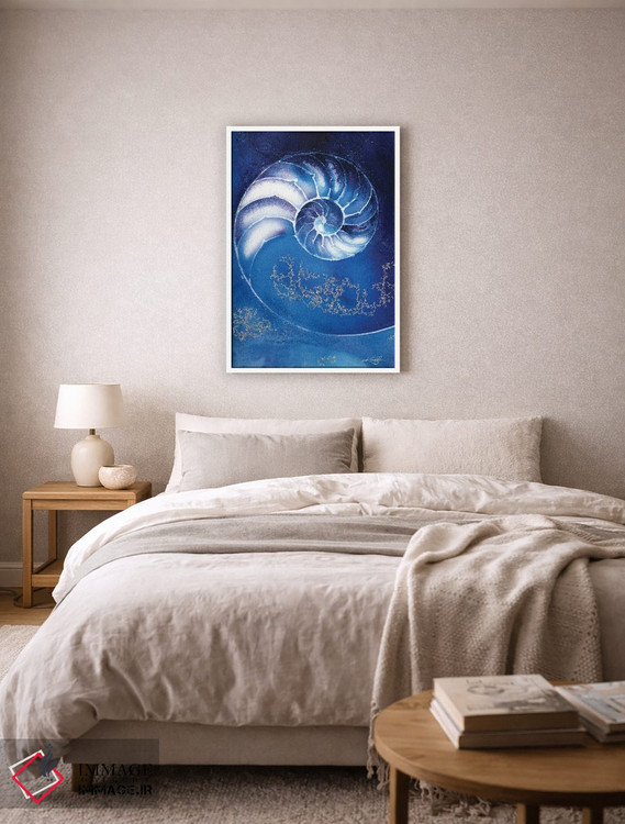 تابلو دکوراتیو صدف ناتیلوس IIIA اثر کتی مورتون استنیون - D6W