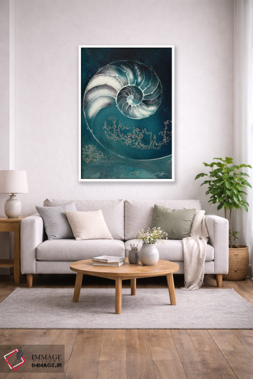 تابلو دکوراتیو صدف ناتیلوس IIIC اثر کتی مورتون استنیون - D1W