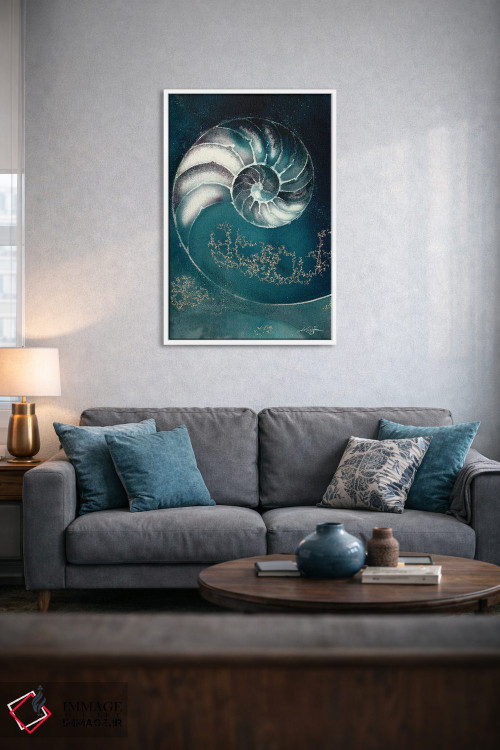 تابلو دکوراتیو صدف ناتیلوس IIIC اثر کتی مورتون استنیون - D3W