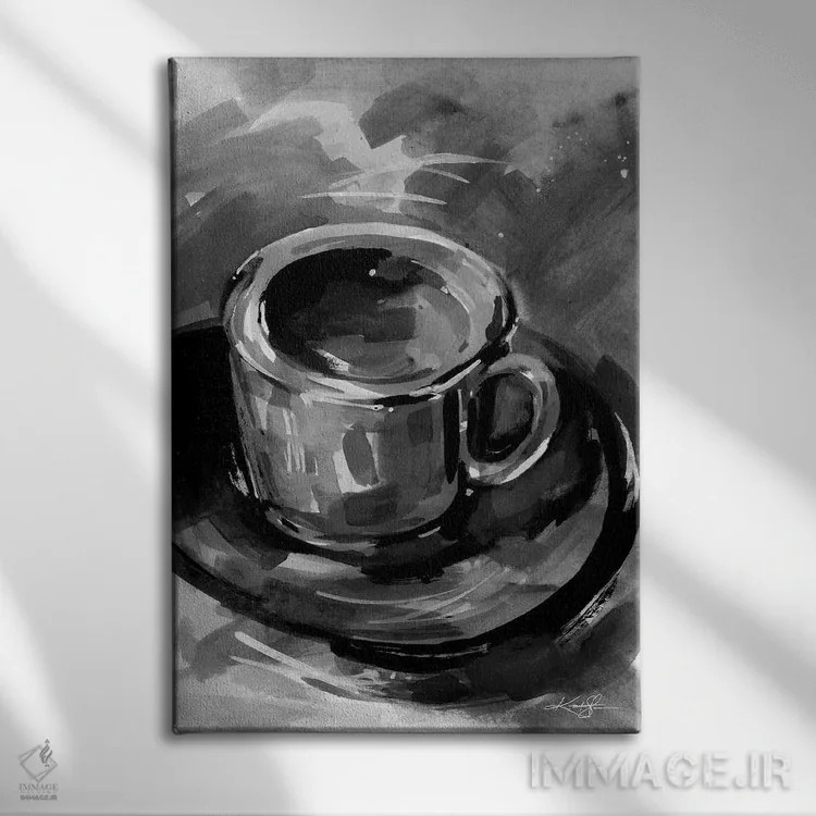 تابلو دکوراتیو رویای قهوه ای I-II اثر کتی مورتون استنیون - نمای روبهرو روی دیوار
