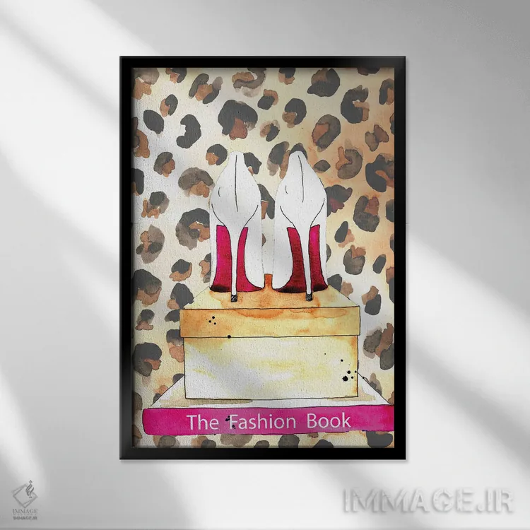 تابلو دکوراتیو انجمن جعبه کفش اثر کلسی مک نت - نمای قابدار مشکی