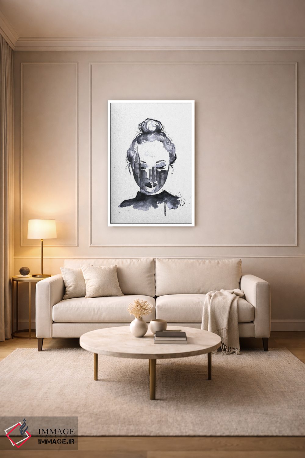 تابلو مدرن حال و هوای نیویورک اثر کلسی مک نت - D3W
