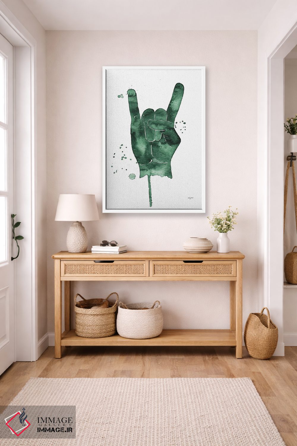 تابلو دکوراتیو علامت راک اثر کلسی مک نت - D4W