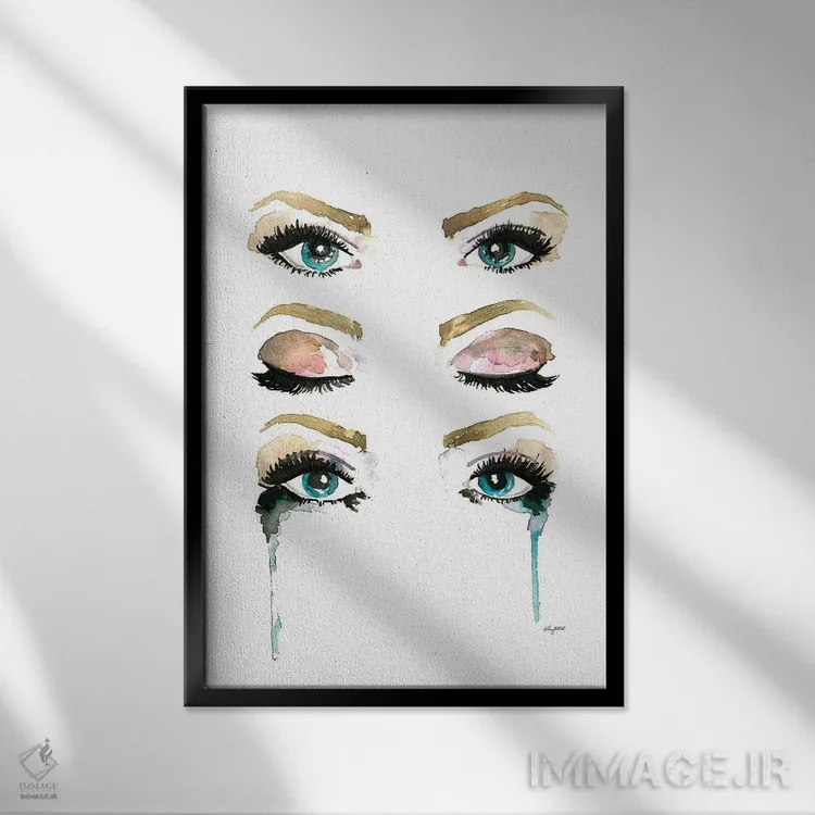 تابلو دکوراتیو دیدن روح اثر کلسی مک نت - نمای قابدار مشکی