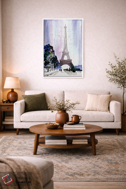 تابلو دکوراتیو پاریس در زمستان اثر کلسی مک نت - D3W