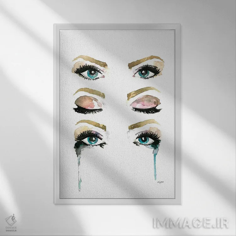 تابلو دکوراتیو دیدن روح اثر کلسی مک نت - نمای قابدار سفید