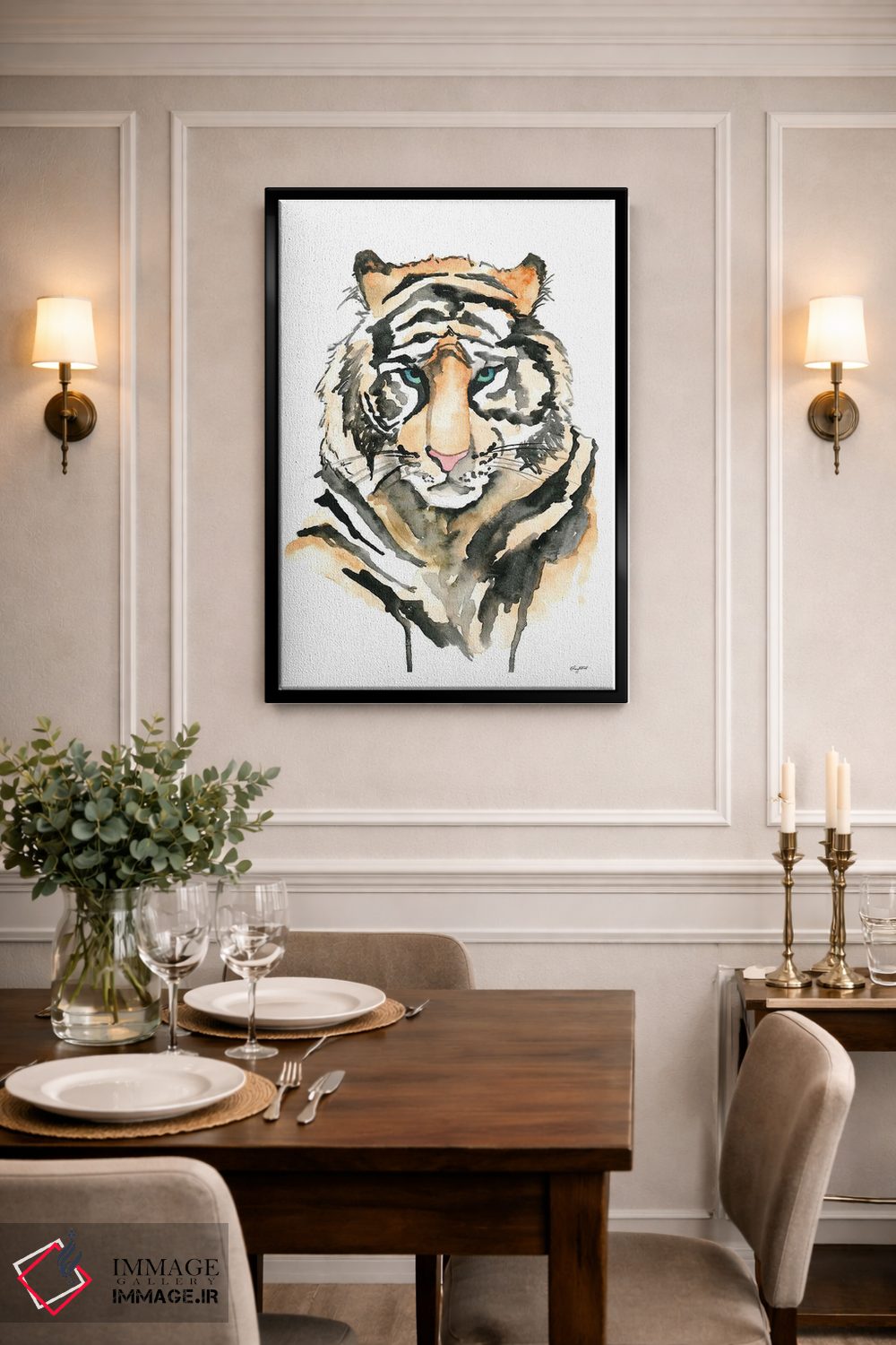 تابلو دکوراتیو ببر اثر کلسی مک نت - D1B
