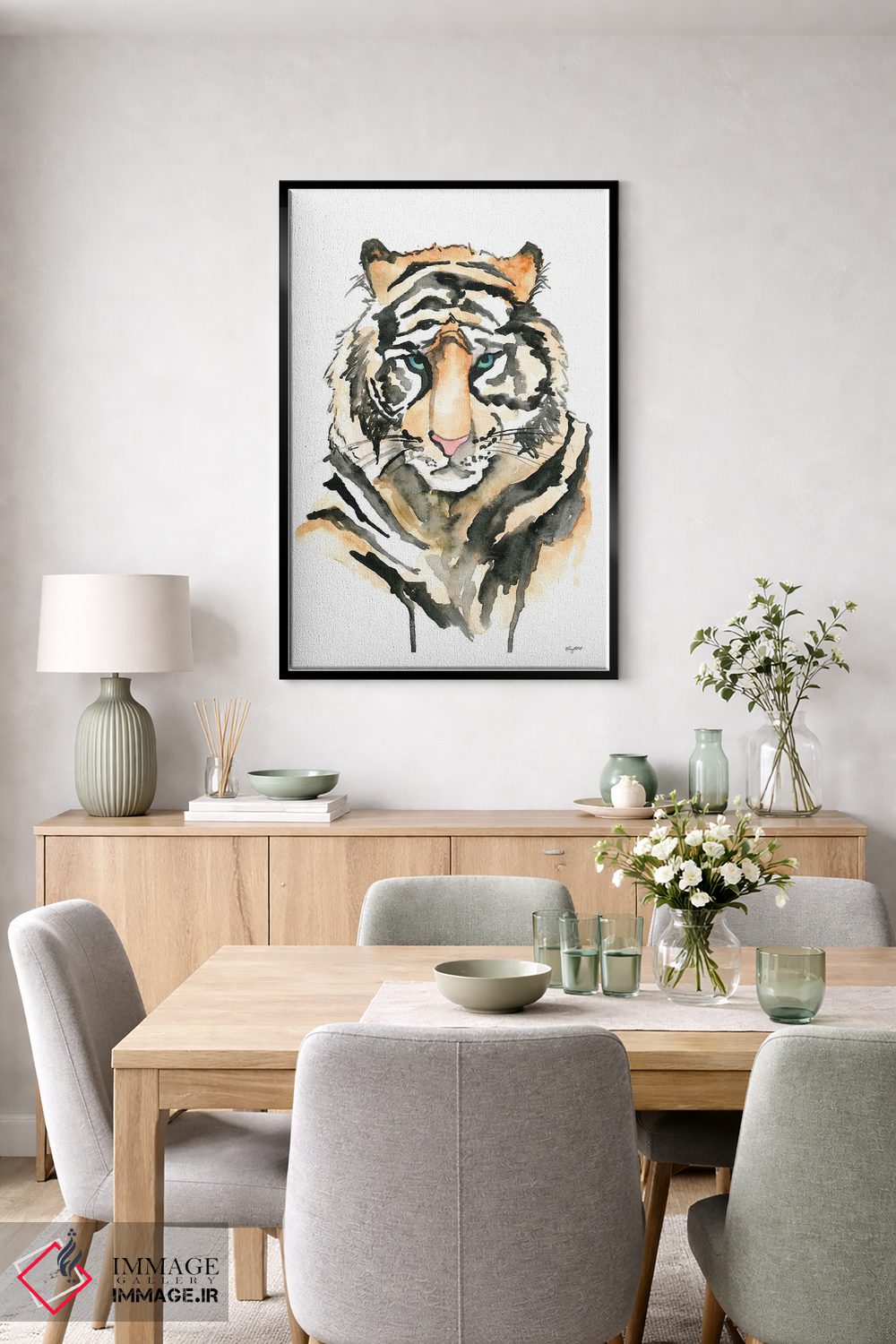 تابلو دکوراتیو ببر اثر کلسی مک نت - D6B