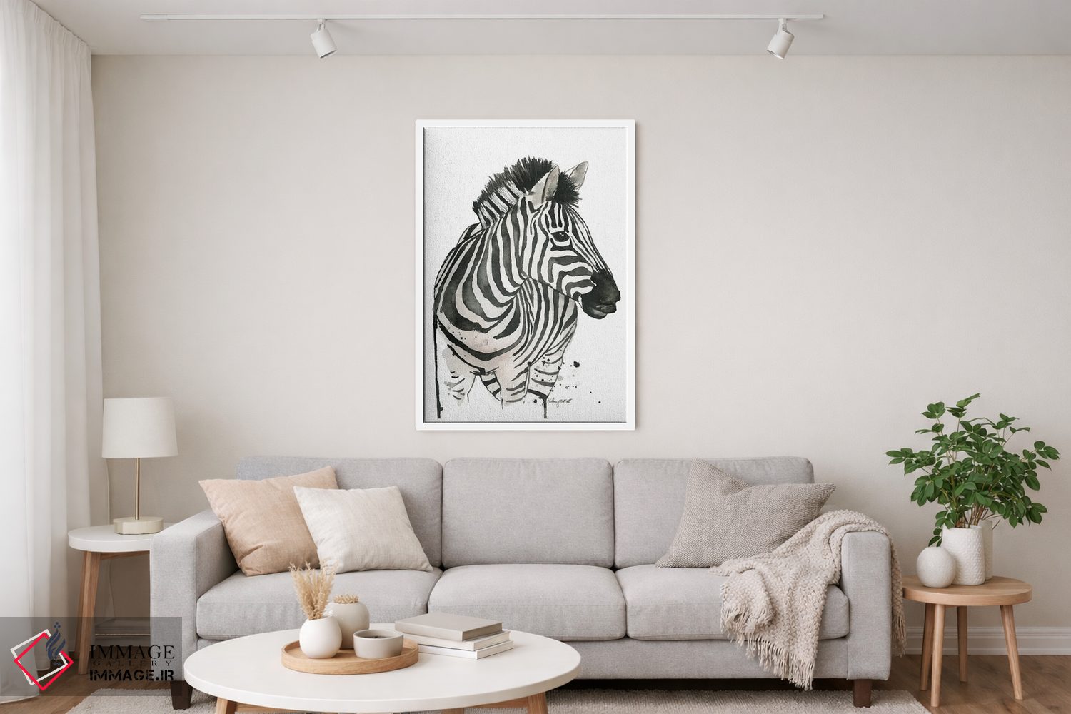 تابلو دکوراتیو گورخر اثر کلسی مک نت - D4W