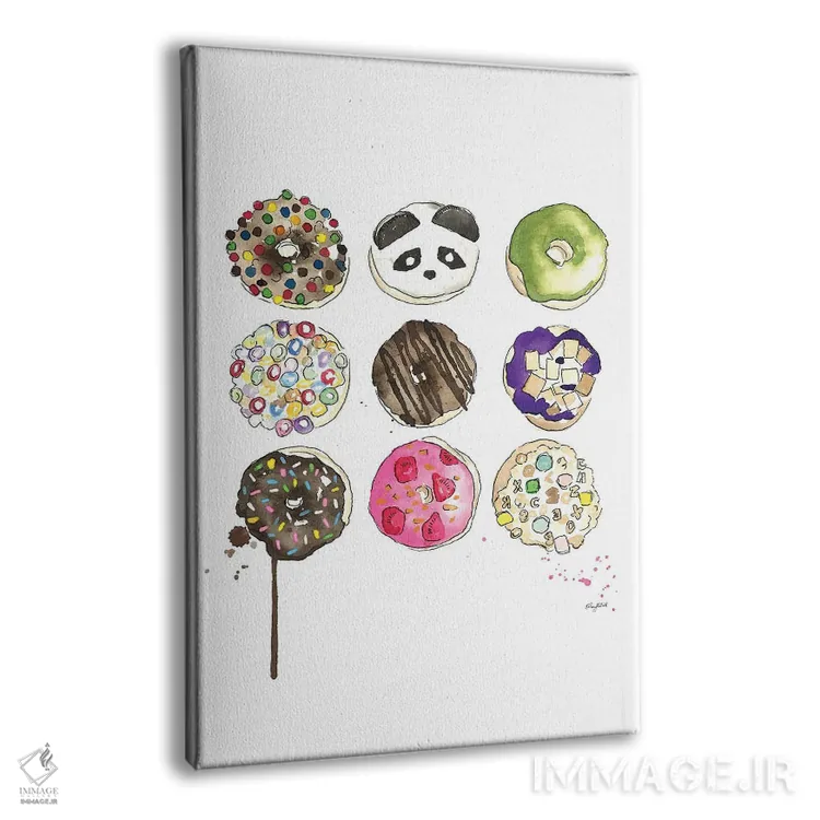 تابلو دکوراتیو پیراشکی ها اثر کلسی مک نت - نمای پرسپکتیو محصول