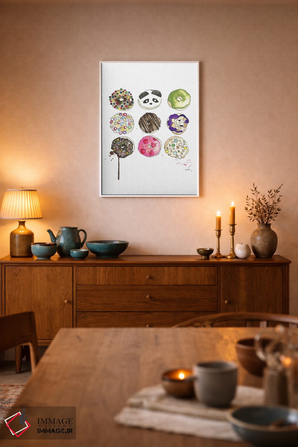 تابلو دکوراتیو پیراشکی ها اثر کلسی مک نت - D4W