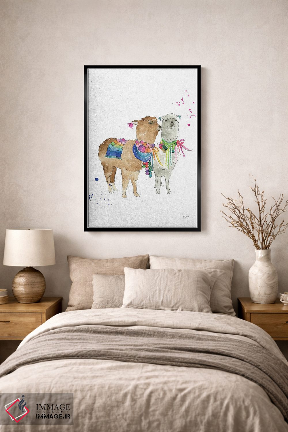 تابلو دکوراتیو لامای نمایشی اثر کلسی مک نت - D2B