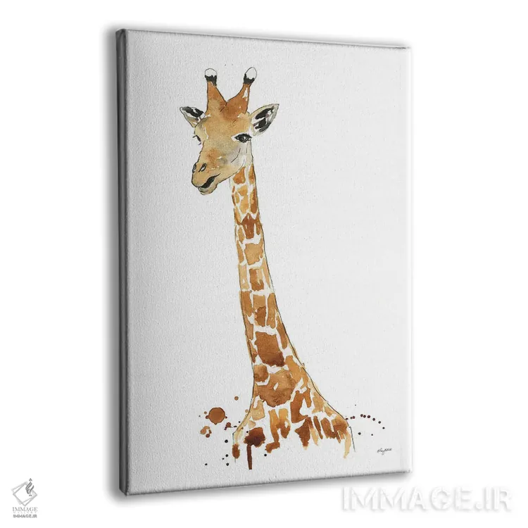 تابلو دکوراتیو زرافه اثر کلسی مک نت - نمای پرسپکتیو محصول