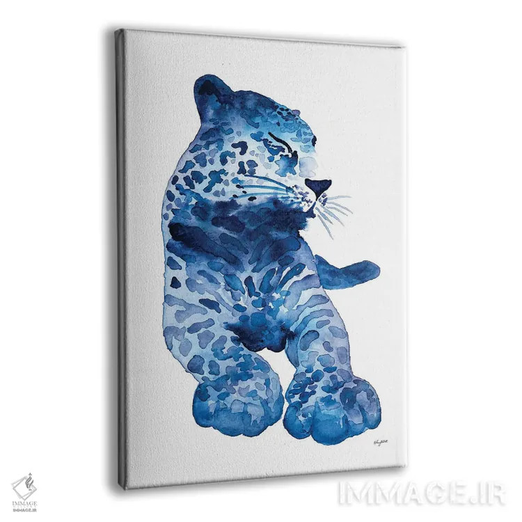 تابلو دکوراتیو پلنگ دوست داشتنی اثر کلسی مک نت - نمای پرسپکتیو محصول