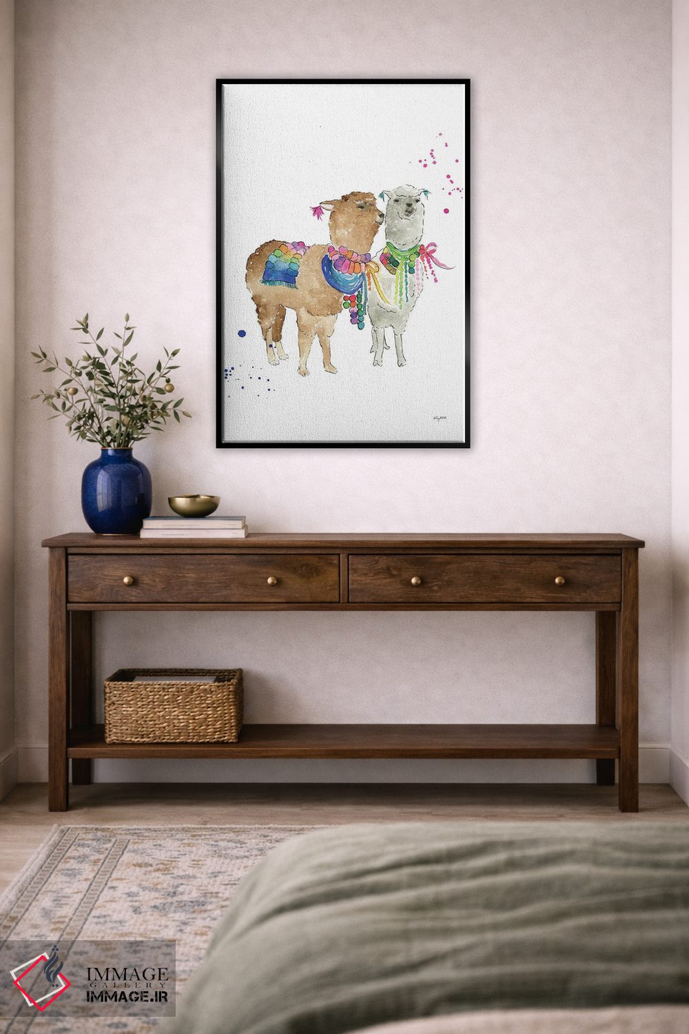 تابلو دکوراتیو لامای نمایشی اثر کلسی مک نت - D6B