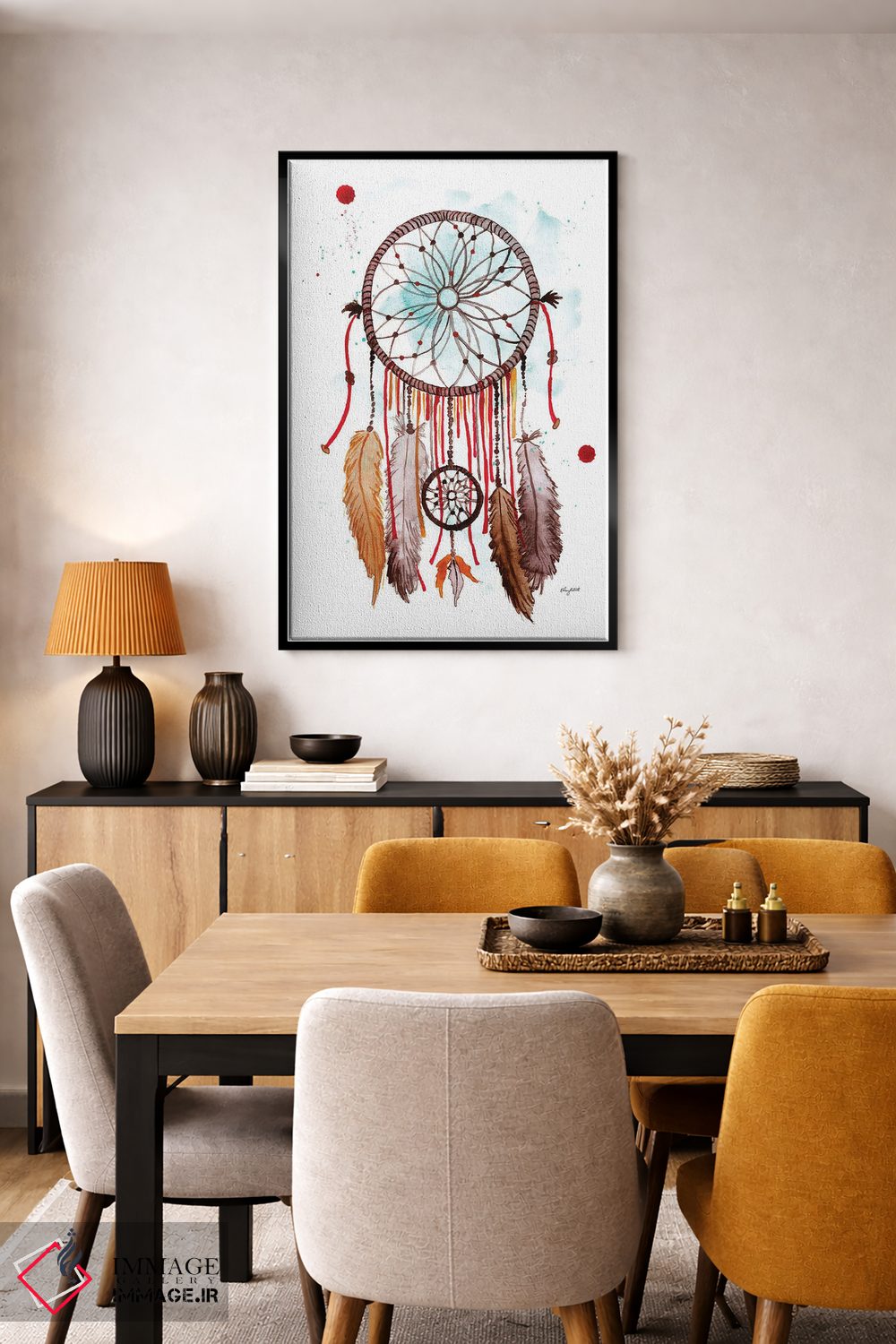 تابلو دکوراتیو دست ساز رویاگیر II اثر کلسی مک نت - D6B