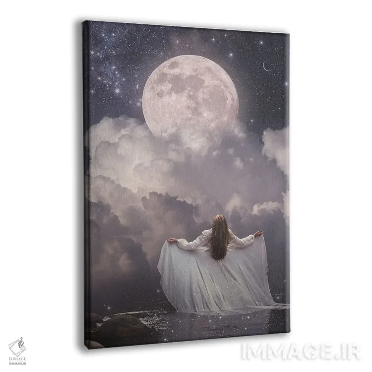 تابلو دکوراتیو فصل سرطان اثر مدنایت مون ویژوالز - نمای پرسپکتیو محصول