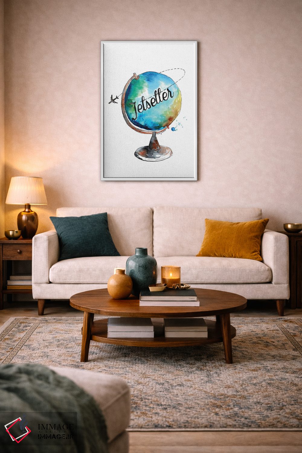 تابلو مینیمال اهل سفر اثر کلسی مک نت - D3W