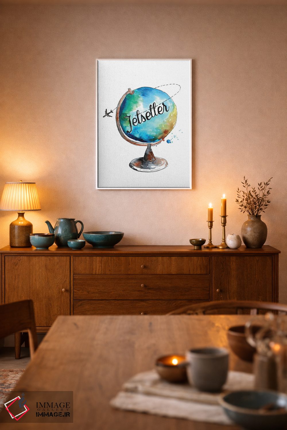 تابلو مینیمال اهل سفر اثر کلسی مک نت - D5W