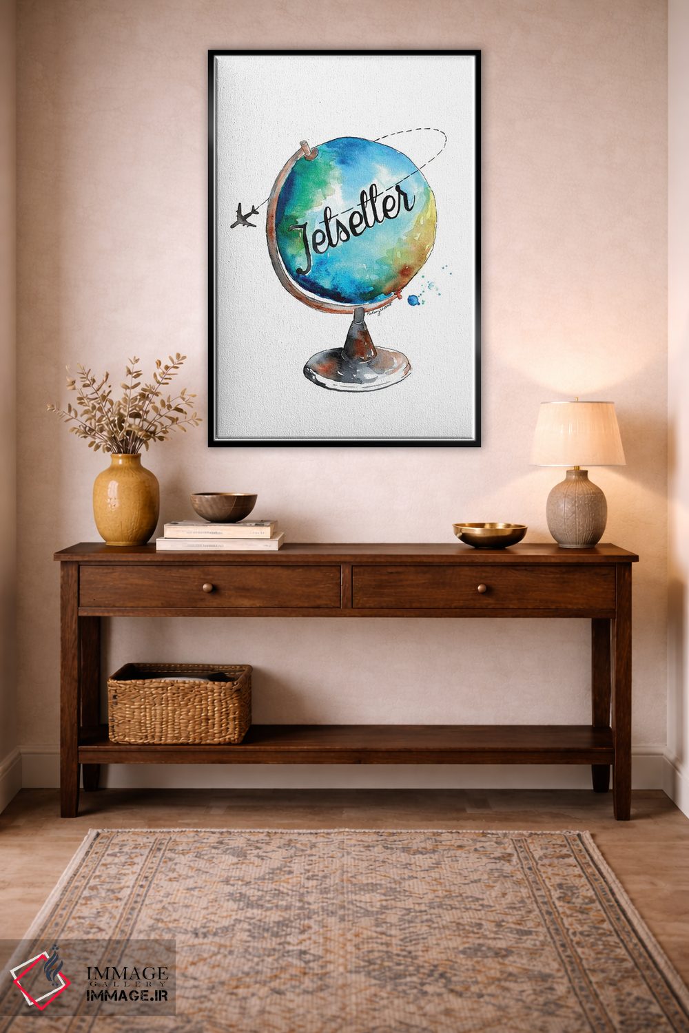 تابلو مینیمال اهل سفر اثر کلسی مک نت - D4B